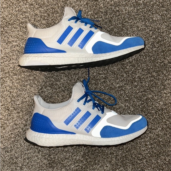 adidas gazelle silver green womens Adidas Ultraboost DNA X Lego Colors Men's Shoes Cloud White-Shock Blue   Sports Plaza NY